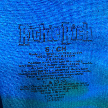 Richie Rich Money Bag Tie Dye Long Sleeve T-Shirt Small