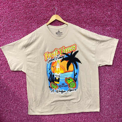 Corona Extra Beer Promo Fresh Limes T-Shirt 4XL