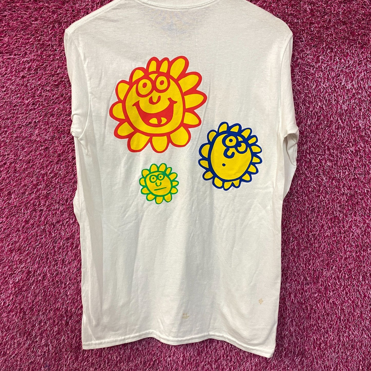 Keith Haring Telephone Art Long Sleeve Graphic T-Shirt Small