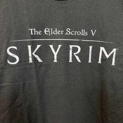 The Elder Scrolls V: Skyrim Logo Graphic T-Shirt XL