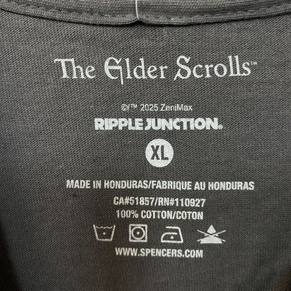 The Elder Scrolls V: Skyrim Logo Graphic T-Shirt XL