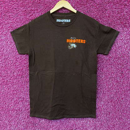 Hooters "Where Angels Get Their Wings!" Graphic T-Shirt Medium