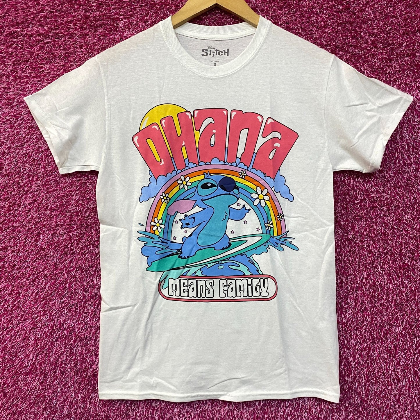 Lilo & Stitch Disney Movie Stitch Ohana Means Family T-Shirt Small