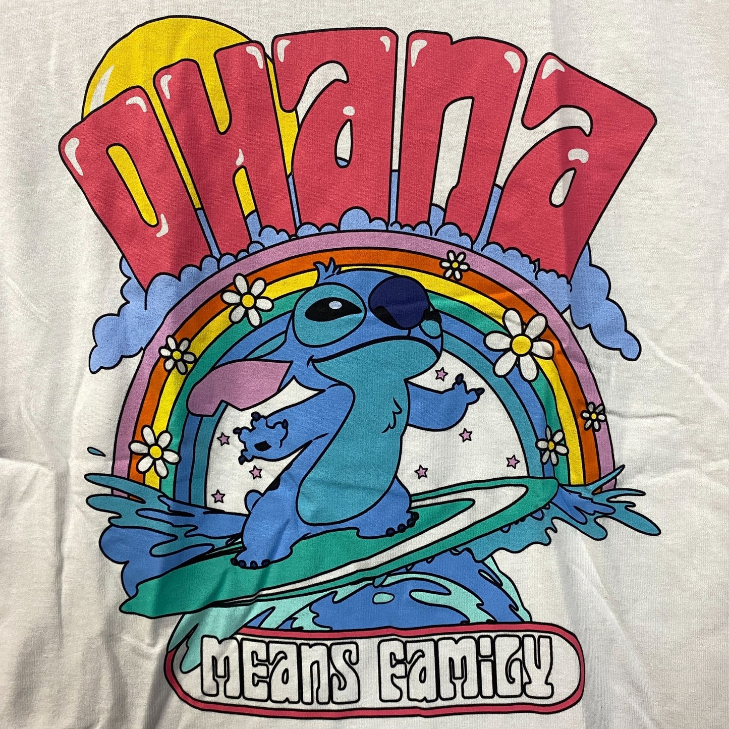 Lilo & Stitch Disney Movie Stitch Ohana Means Family T-Shirt Small