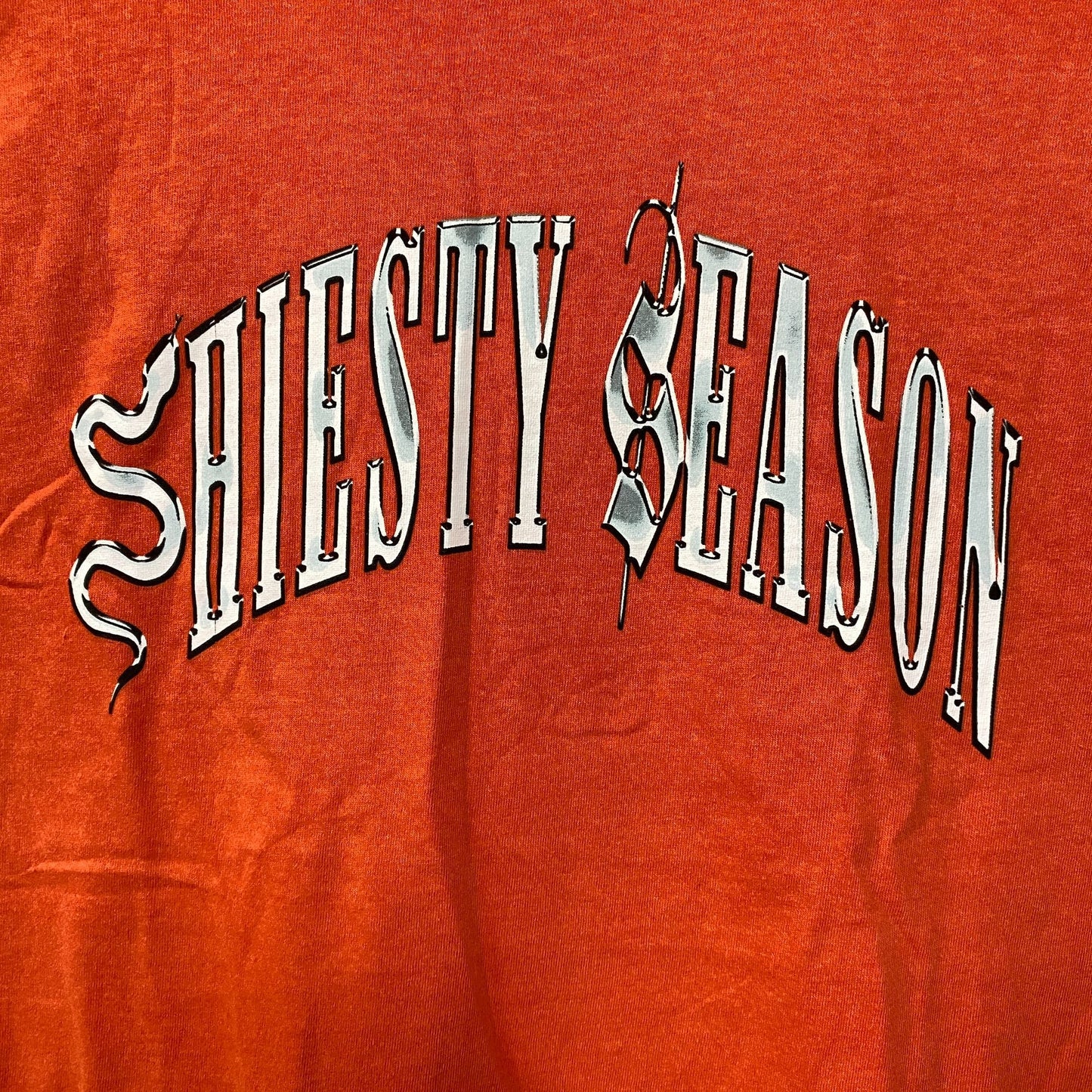 Shiesty Season Rapper Pooh Shiesty Orange T-Shirt Large
