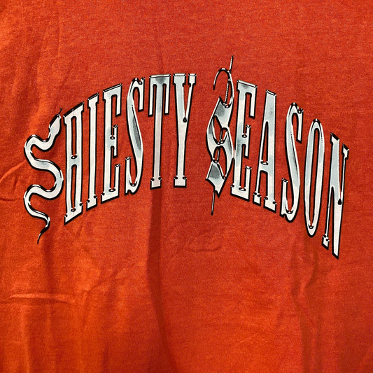 Shiesty Season Rapper Pooh Shiesty Orange T-Shirt Large