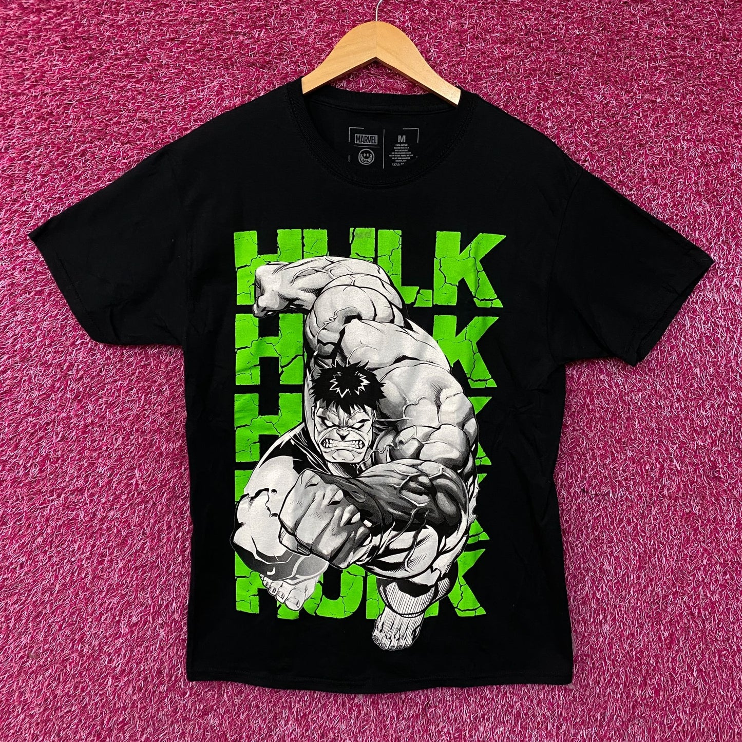 Marvel Hulk Smash Graphic T-Shirt Medium