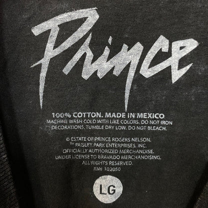 Prince Controversy Washed Acid-Wash Graphic T-Shirt Large