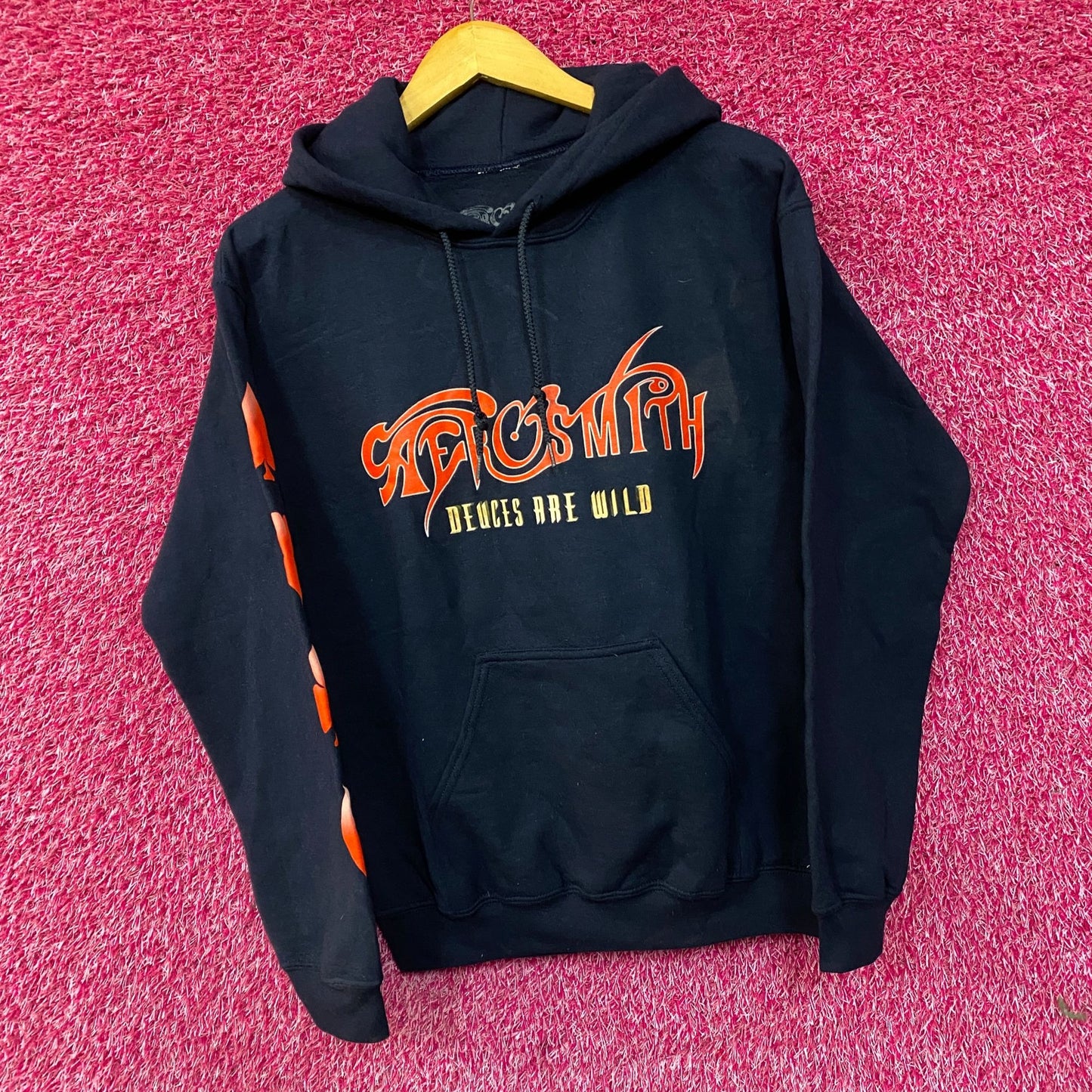 Aerosmith Ace of Spades Tour Hoodie size SM