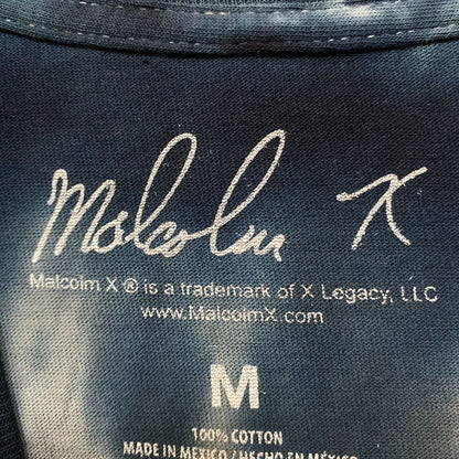 Malcom x blue tie dye Tshirt size medium