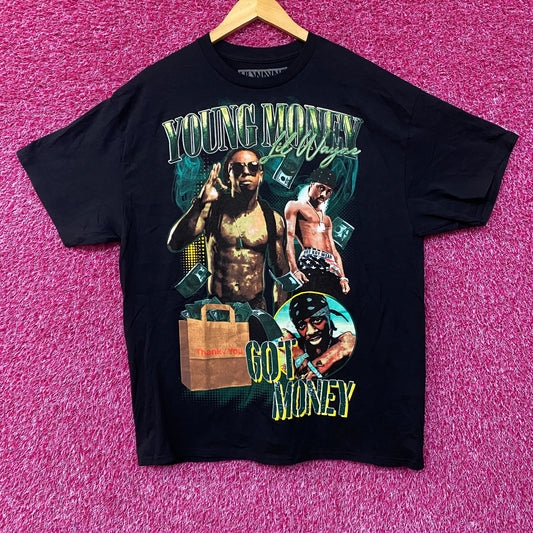 Lil Wayne Young Money Got Money Themed T-Shirt XL