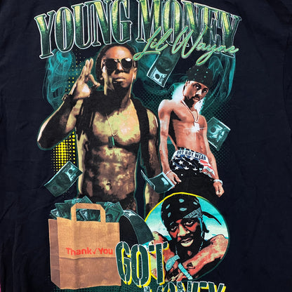 Lil Wayne Young Money Got Money Themed T-Shirt XL