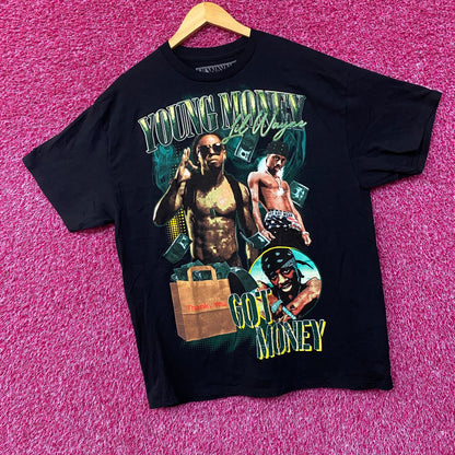 Lil Wayne Young Money Got Money Themed T-Shirt XL