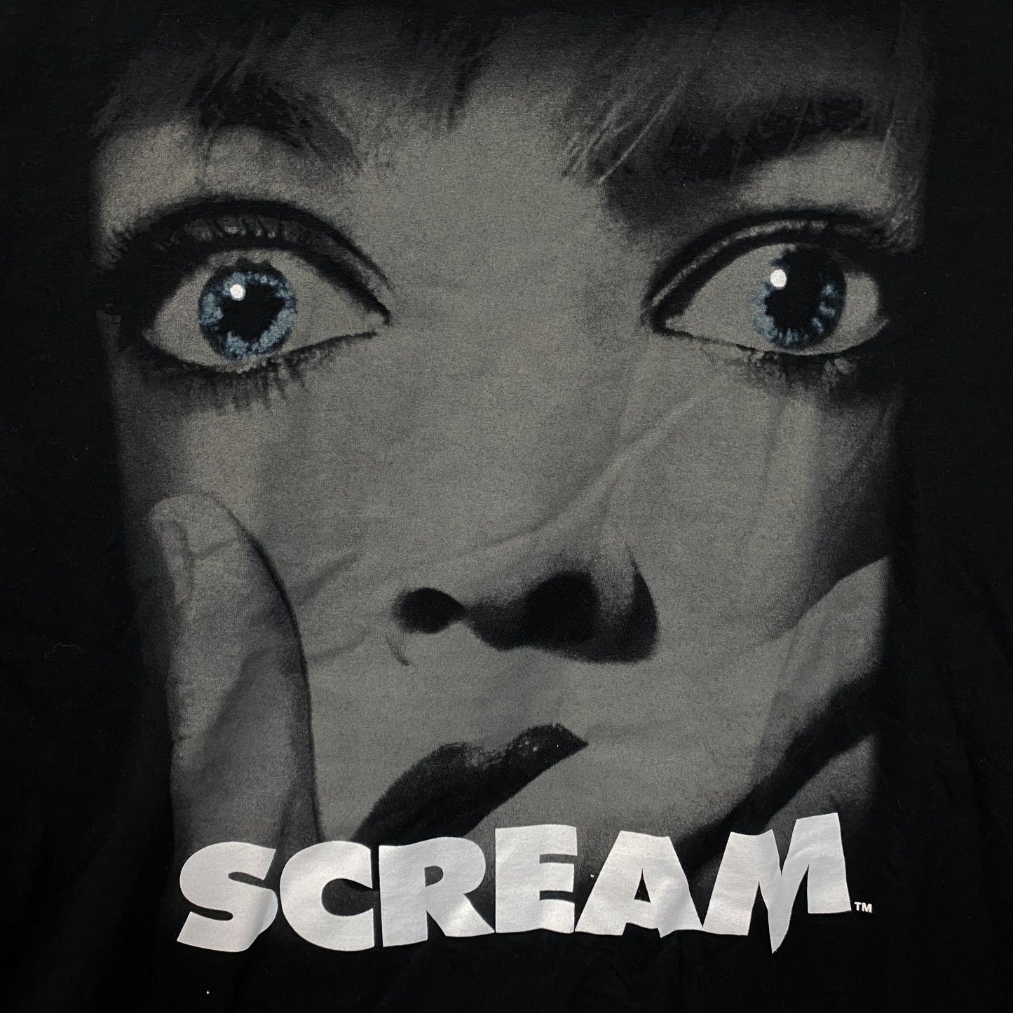 Scream Classic Horror Slasher Film Poster Graphic Design T-Shirt Large