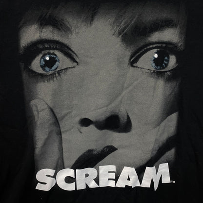 Scream Classic Horror Slasher Film Poster Graphic Design T-Shirt Large