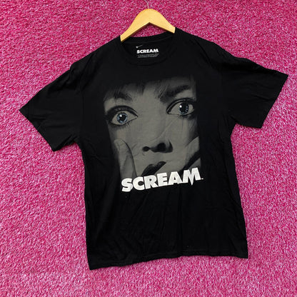 Scream Classic Horror Slasher Film Poster Graphic Design T-Shirt Large