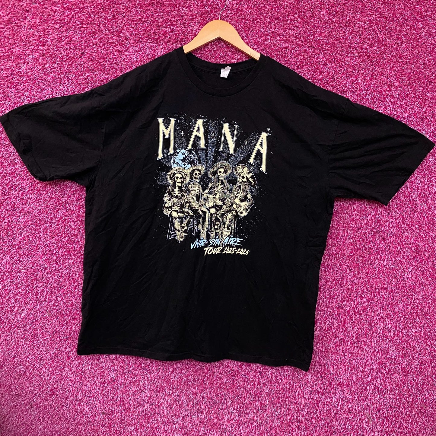 Maná "Vivir Sin Aire" Tour Graphic T-Shirt 3XL