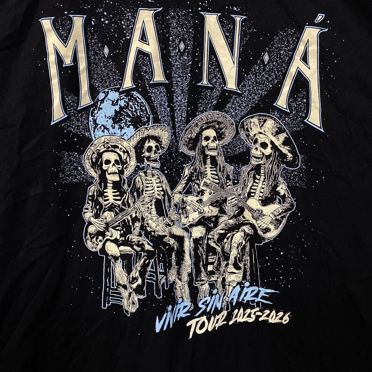 Maná "Vivir Sin Aire" Tour Graphic T-Shirt 3XL