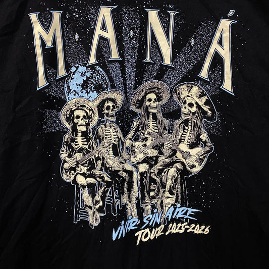 Maná "Vivir Sin Aire" Tour Graphic T-Shirt 3XL