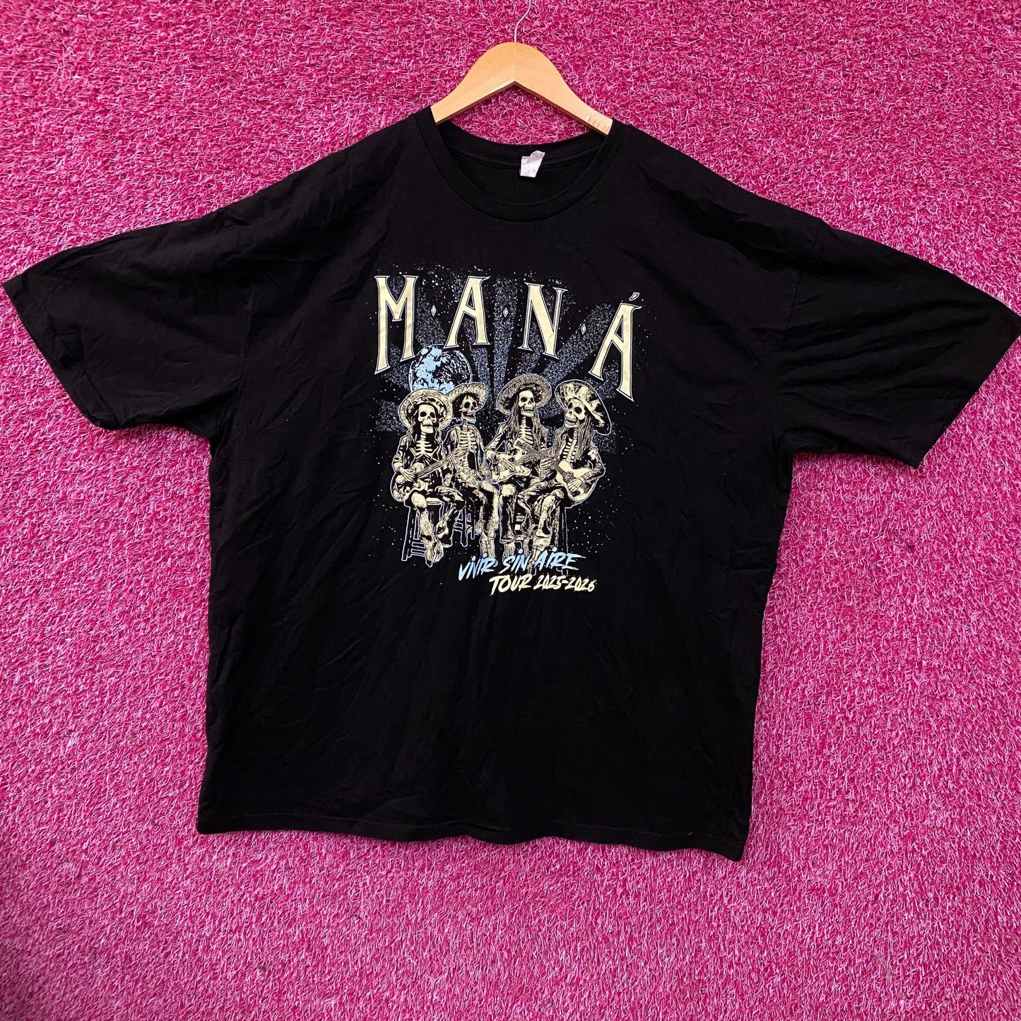 Maná "Vivir Sin Aire" Tour Graphic T-Shirt 3XL