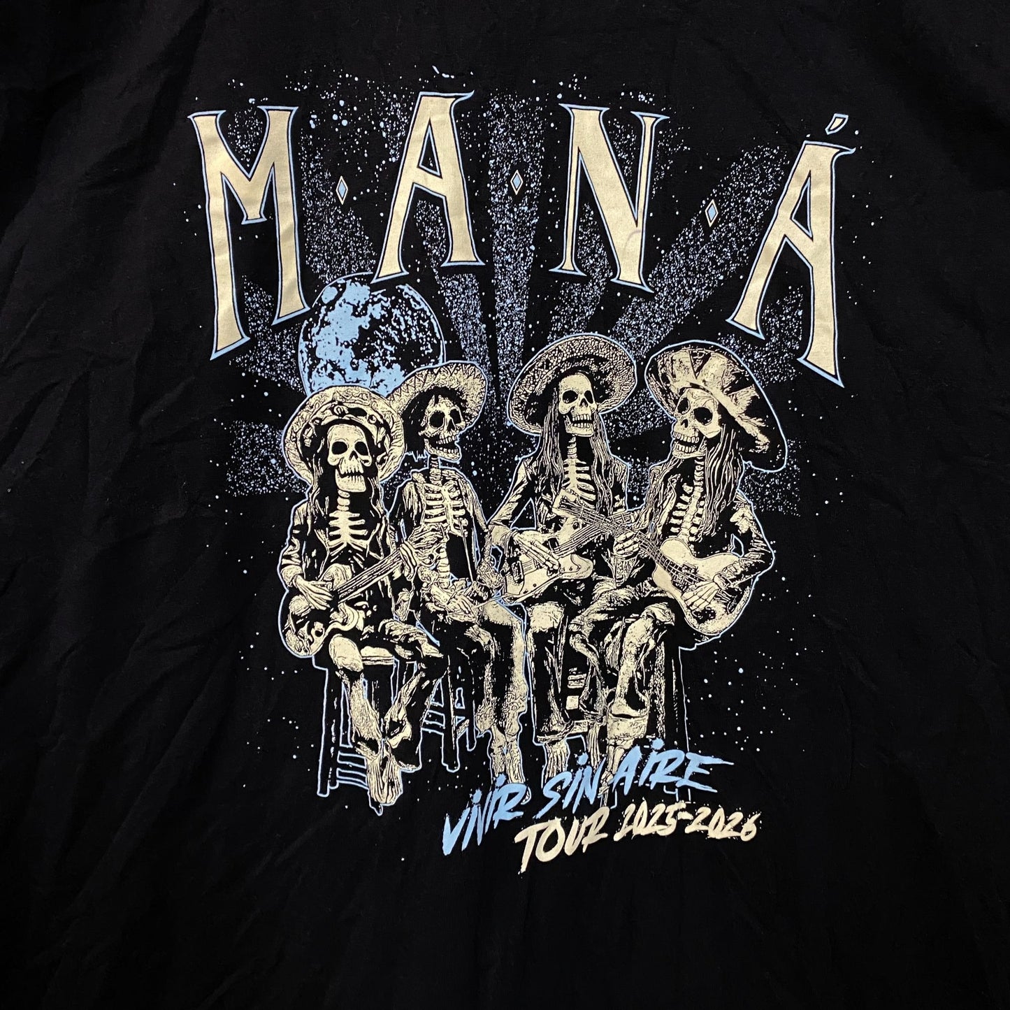 Maná "Vivir Sin Aire" Tour Graphic T-Shirt 3XL