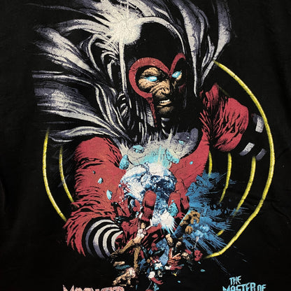 Marvel Magneto The Master Of Magnetism Crop T-Shirt Small