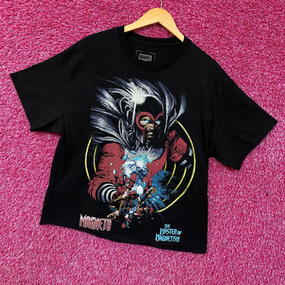 Marvel Magneto The Master Of Magnetism Crop T-Shirt Small