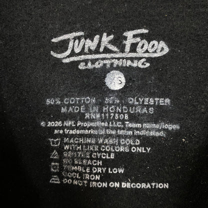 Junk Food Clothing Kansas City Chiefs Crest Logo Zip Up Hoodie XS