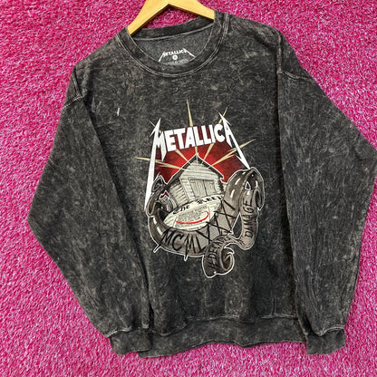 URBAN OUTFITTERS METALLICA 4 DECADES BLACK SWEATSHIRT SIZE MED