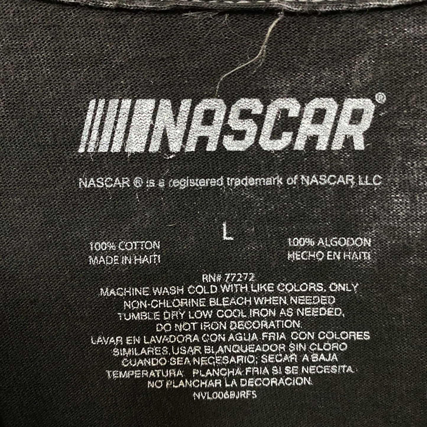 Nascar Racing When Lightning Strikes tshirt size Large