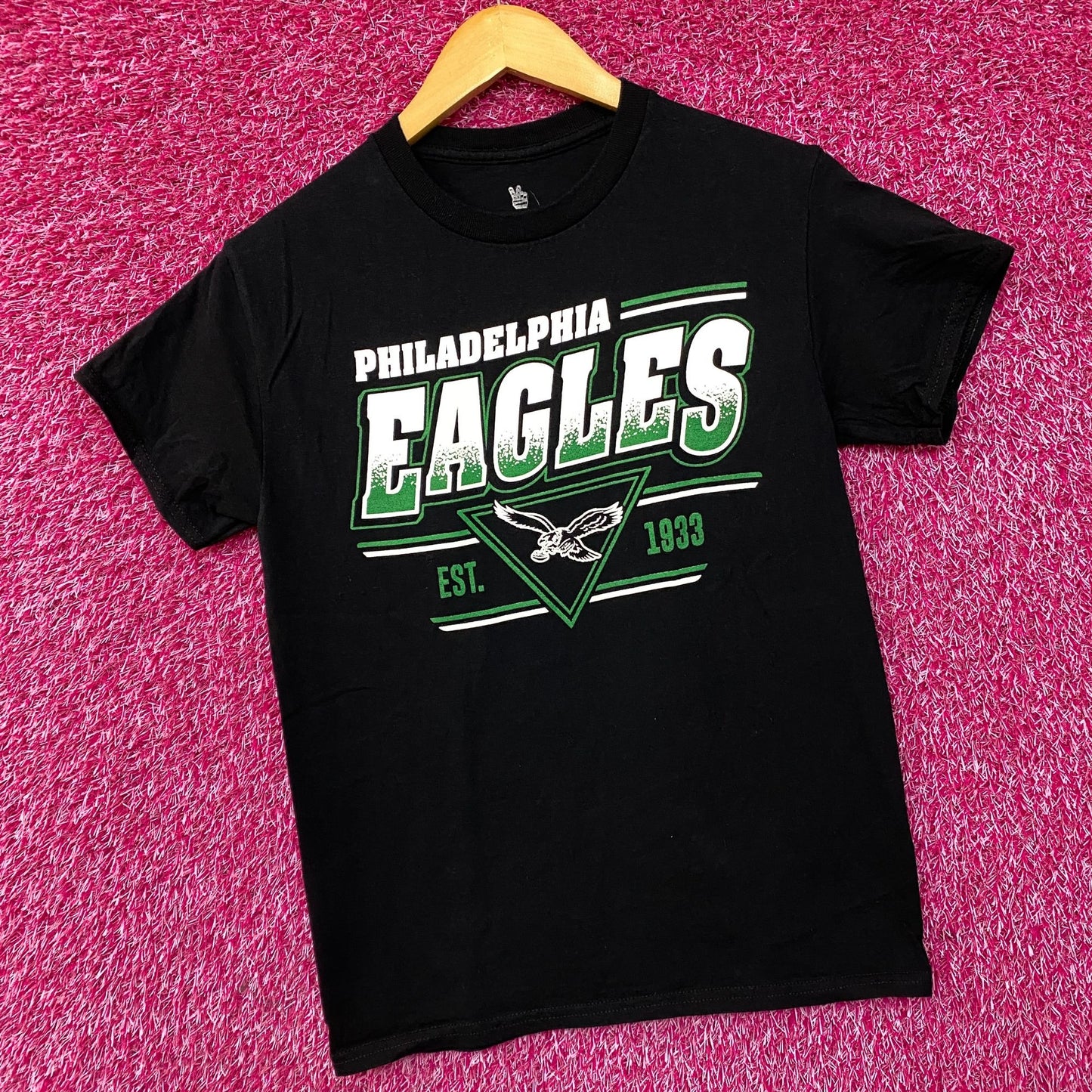 NFL Junk Food Philadelphia Eagles Black Tshirt size XS