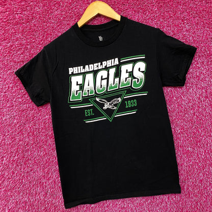 NFL Junk Food Philadelphia Eagles Black Tshirt size XS