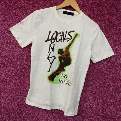 Junk Food Clothing Locals Only No Valley Vintage Style Graphic Tee XS
