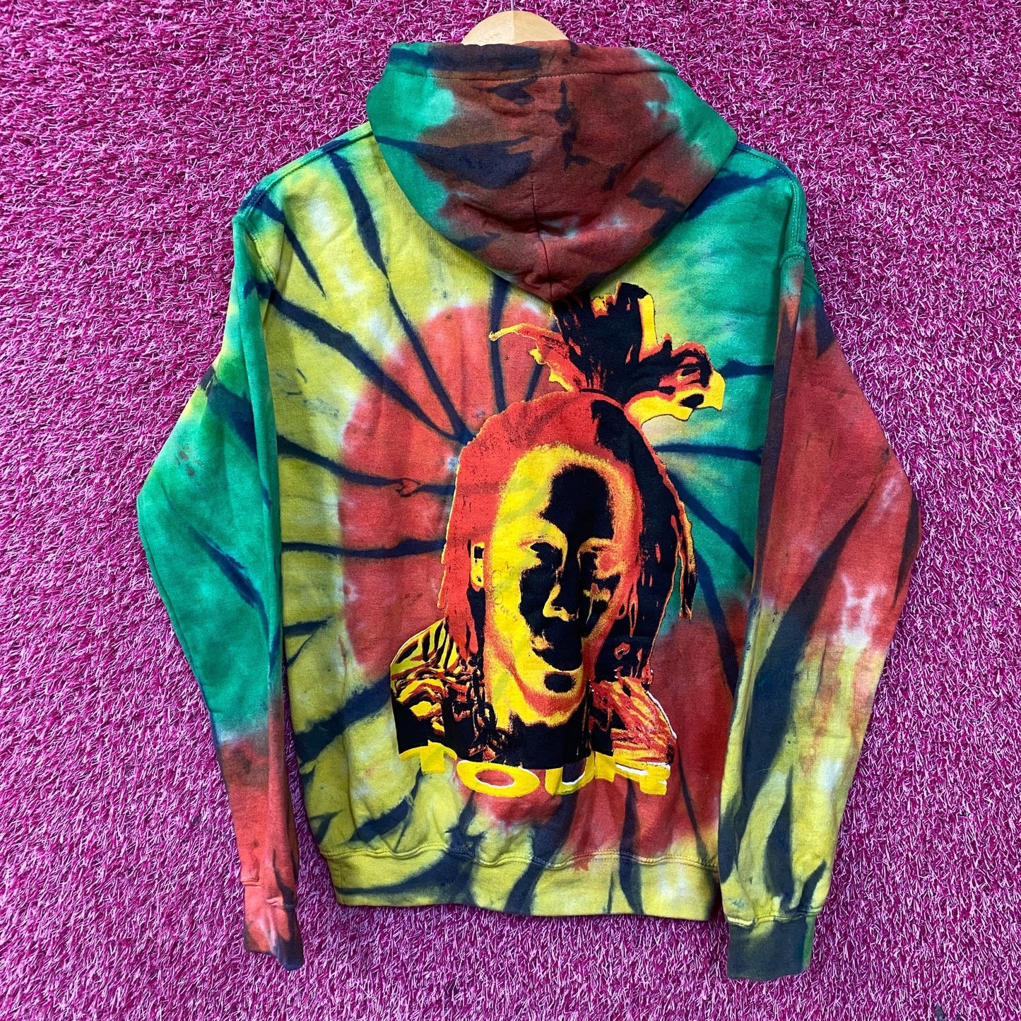 Trippie Redd Trippie Land Tiedye Hoodie size Small
