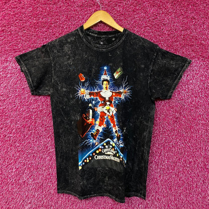 Christmas Vacation Movie Promo Acid Wash Tshirt size medium