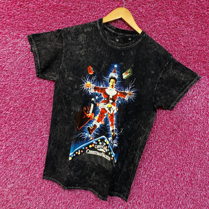 Christmas Vacation Movie Promo Acid Wash Tshirt size medium