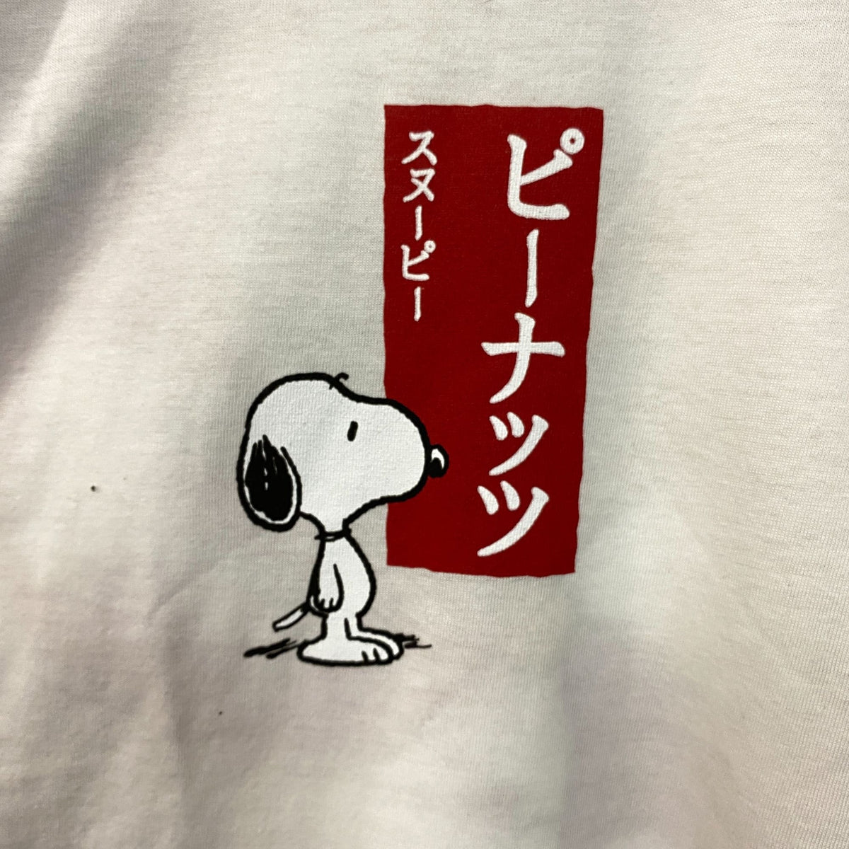 Snoopy Kanji Different Characteristics Women's Tshirt size Medium