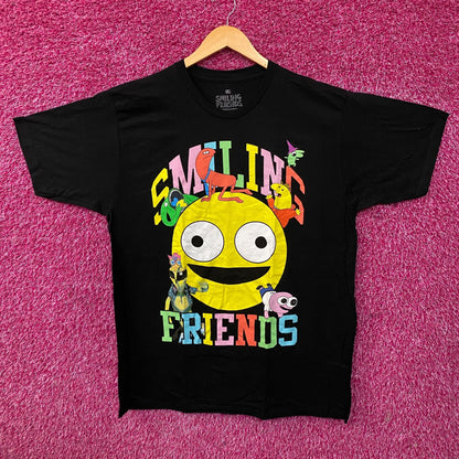 Smiling Friends Characters Graphic T-Shirt XL