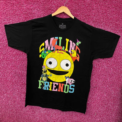 Smiling Friends Characters Graphic T-Shirt XL