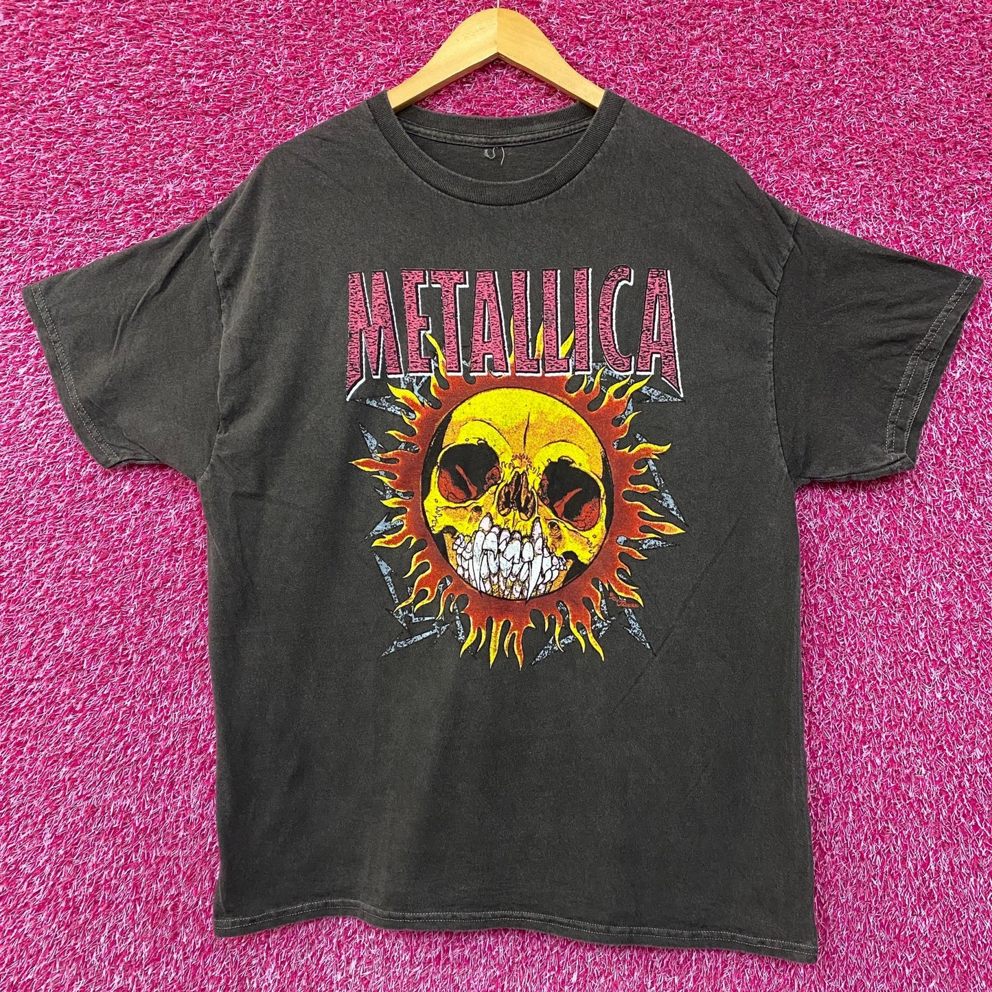 Metallica  Skull Sun Heavy Metal Band T-Shirt XL