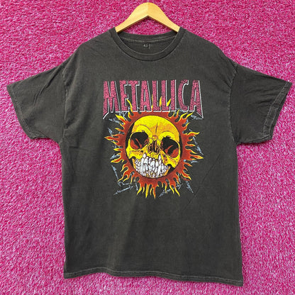 Metallica  Skull Sun Heavy Metal Band T-Shirt XL