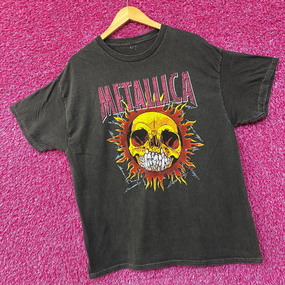 Metallica  Skull Sun Heavy Metal Band T-Shirt XL