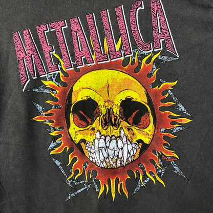 Metallica  Skull Sun Heavy Metal Band T-Shirt XL