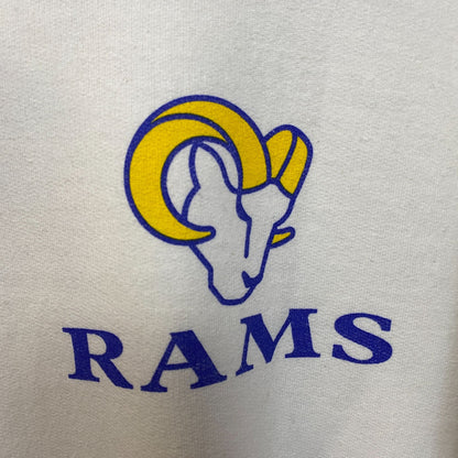 Junk Food Clothing Los Angeles Rams Pullover Hoodie Small