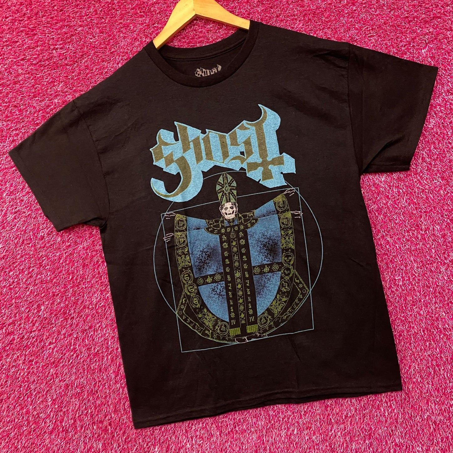 Ghost Papa Emeritus III Vitruvian Man T-Shirt Large