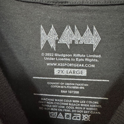 Def Leppard All Timers Union Jack Heavy Metal Band Tee 2XL