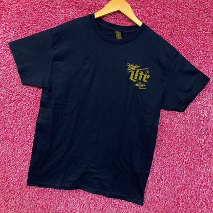 Junk Food Clothing Miller Lite Racks Up Flea Market Tee Medium