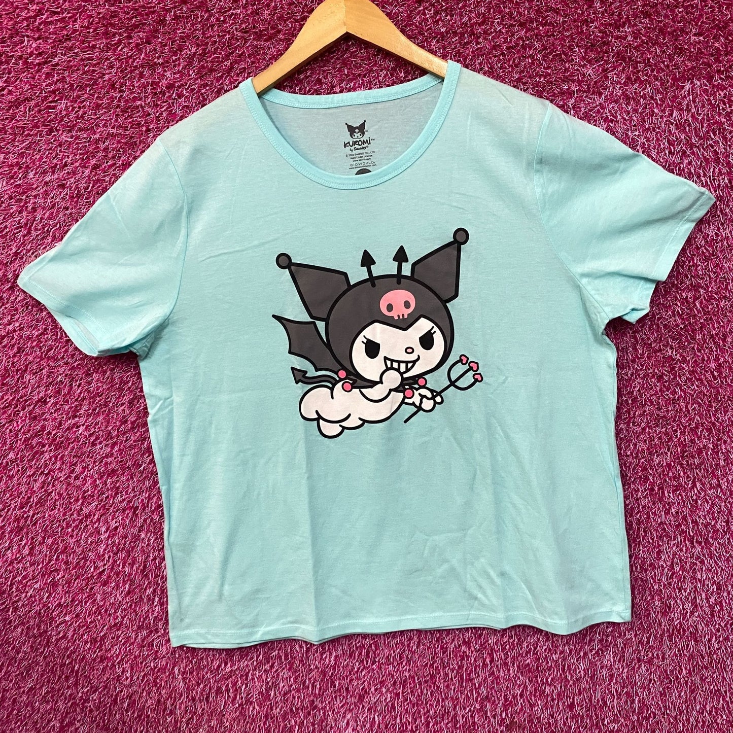 Kuromi Sanrio Graphic Design T-Shirt 2XL
