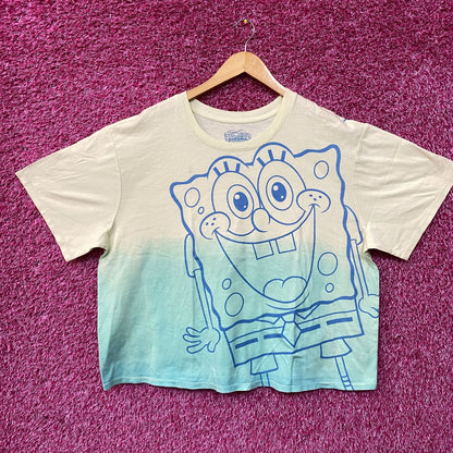 Nickelodeon SpongeBob SquarePants Ombre Blue Croptop 1X
