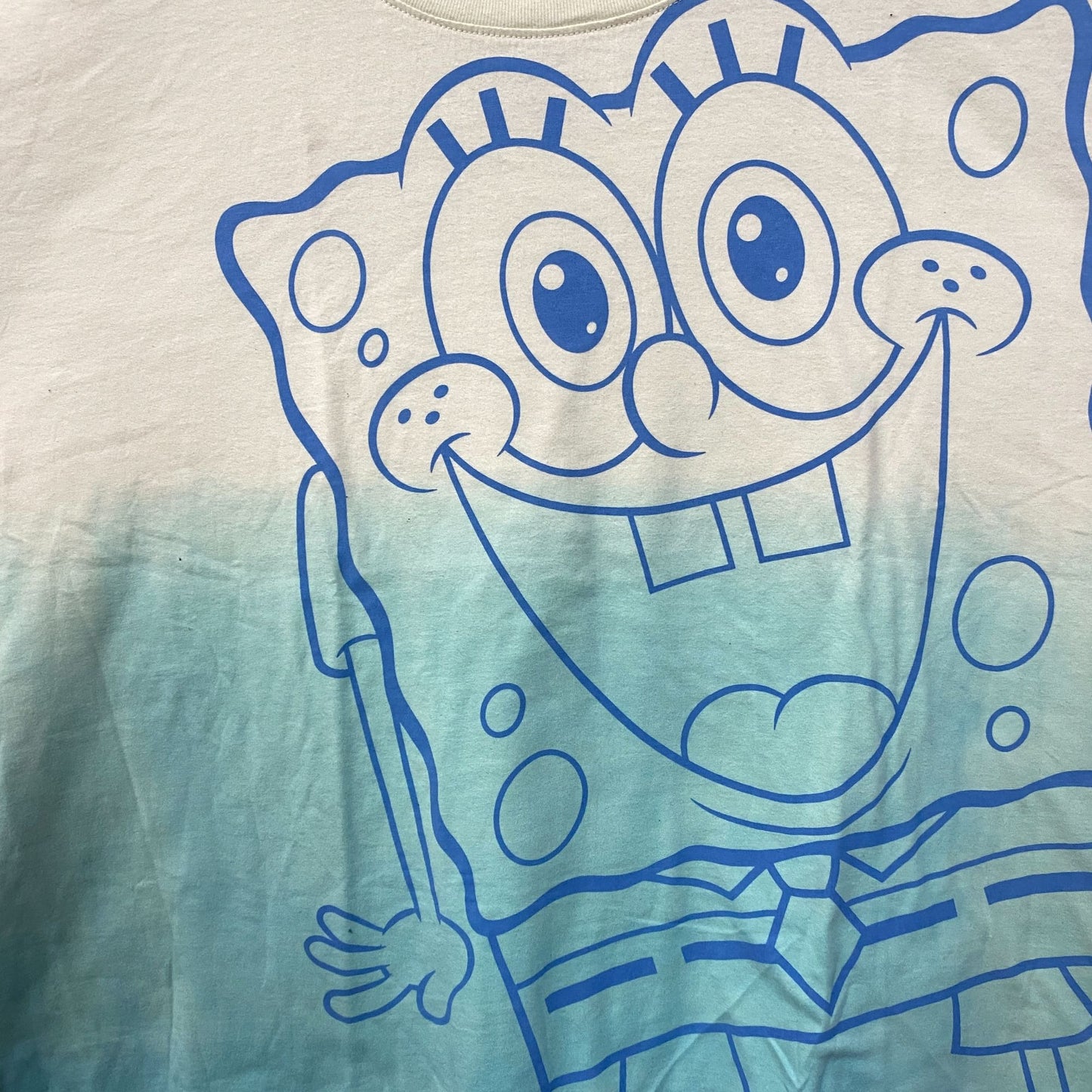 Nickelodeon SpongeBob SquarePants Ombre Blue Croptop 1X